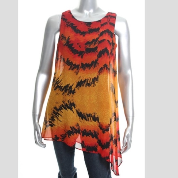 FIRM SALE PRICE Joseph A Asymmetrical Fun Tank - Picture 2 of 8